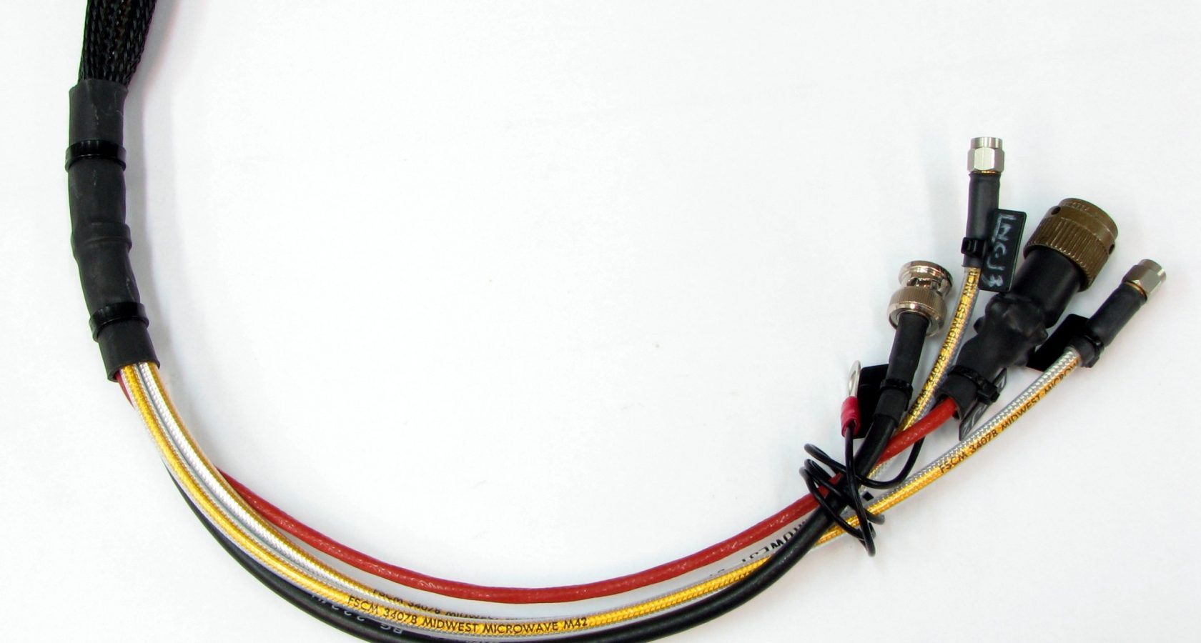 Wiring harness with connectorized cable assembly for systems integration